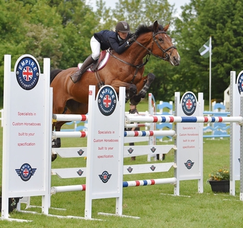 Emily Dewey claims the British Horse Feeds Speedi-Beet HOYS Grade C Qualifier at Royal Bath and West 